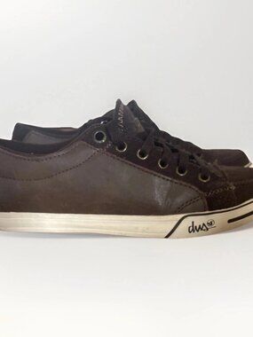 DVS Farah Brown Leather Skate Shoes Women’s 9.5